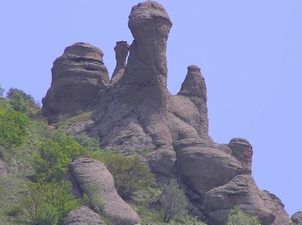 Алушта: Каменные столбы