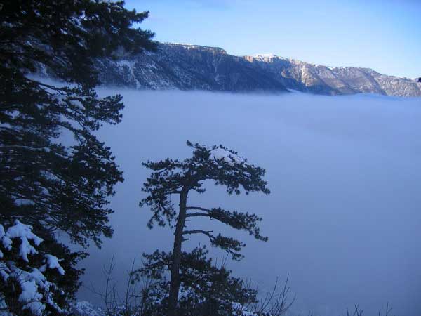 Алушта: зима в горах